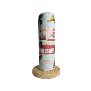 NEW Go Eco Ciroa Set of 20 Reusable Kitchen Towels in Towel Roll Holder